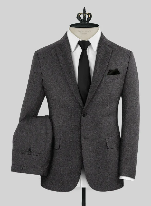 Slim-fit Bristol Celeste Gray Checks Suit