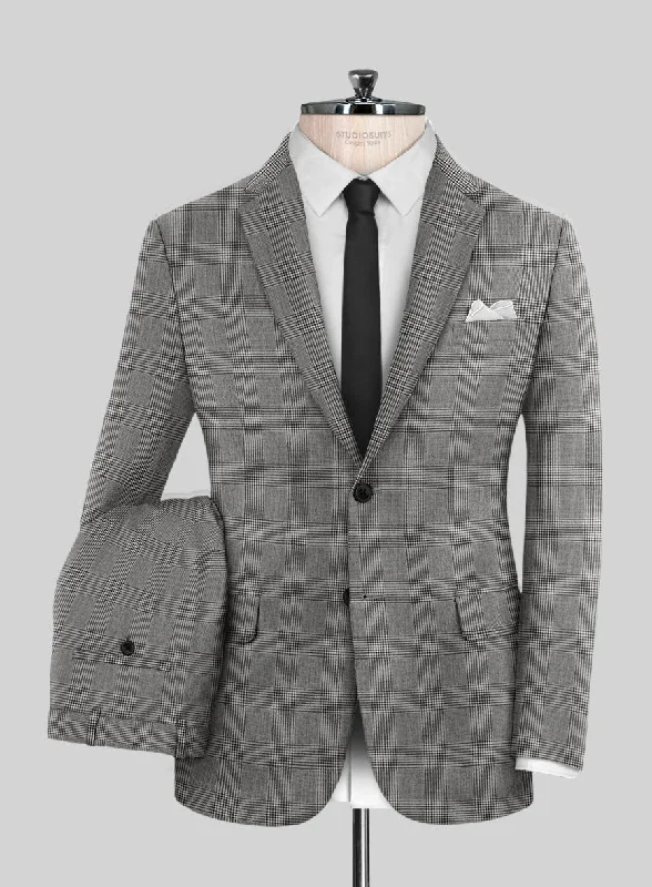 Custom Hardy Minnis BW Glen Wool Suit