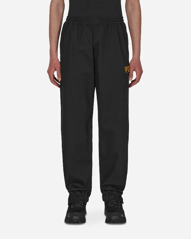 Soft fabric FILA Logo Twill Trackpants Black