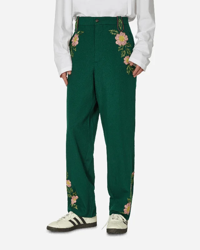 Elastic waistband Prarie Rose Trousers Green