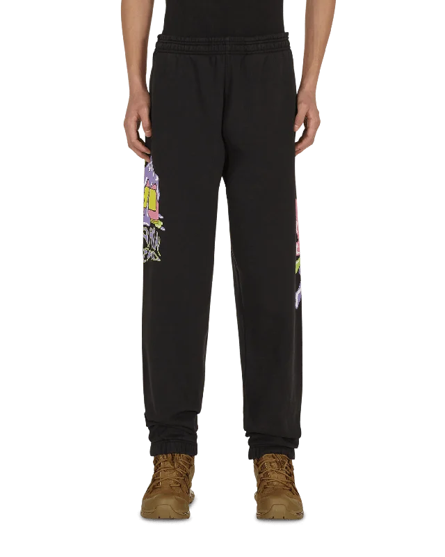 Button-down pants Paintman Sweatpants Black