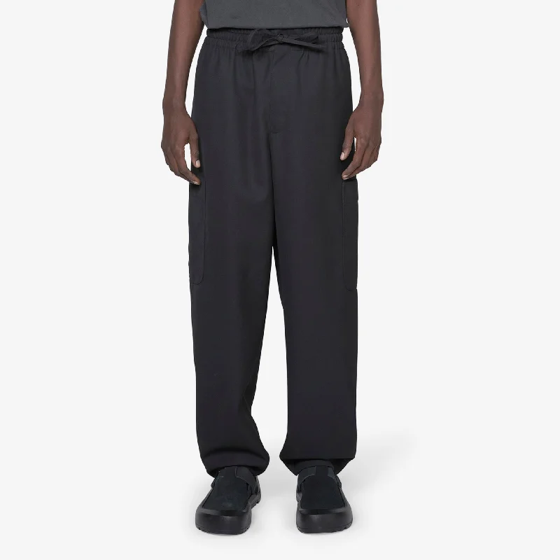 High-waisted Cargo Jog Pant Black