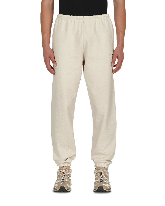 Elastic waistband Shining Star Sweatpants Beige