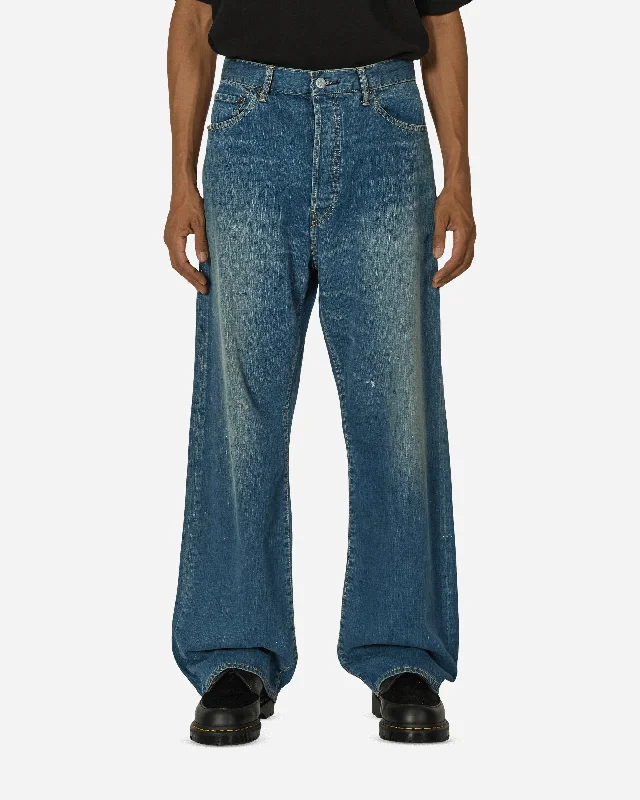 Relaxed fit WAP Processing Baggy Pants Indigo