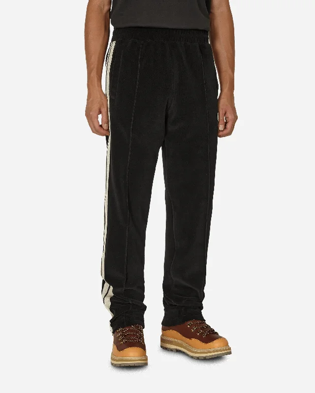 Printed trousers Palm Angels Chenille Sweatpants Black