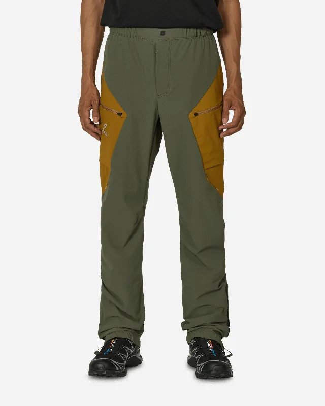 Relaxed pants Speed Style Pants Sage Green / Bronze Brown