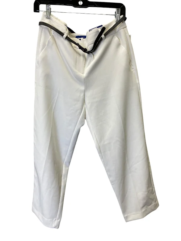 Relaxed fit Pants Chinos & Khakis By Apt 9 In White, Size: 8