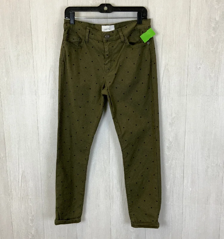 Soft fabric Pants Chinos & Khakis By Current Elliott In Green, Size: 6