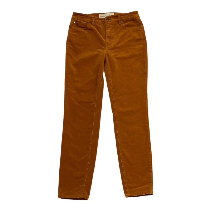 Casual style Pants Corduroy By Soft Surroundings In Copper, Size: 4