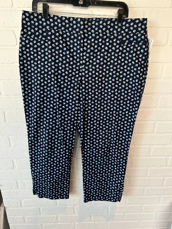 Wool-blend pants Pants Dress By Ann Taylor In Blue, Size: 14