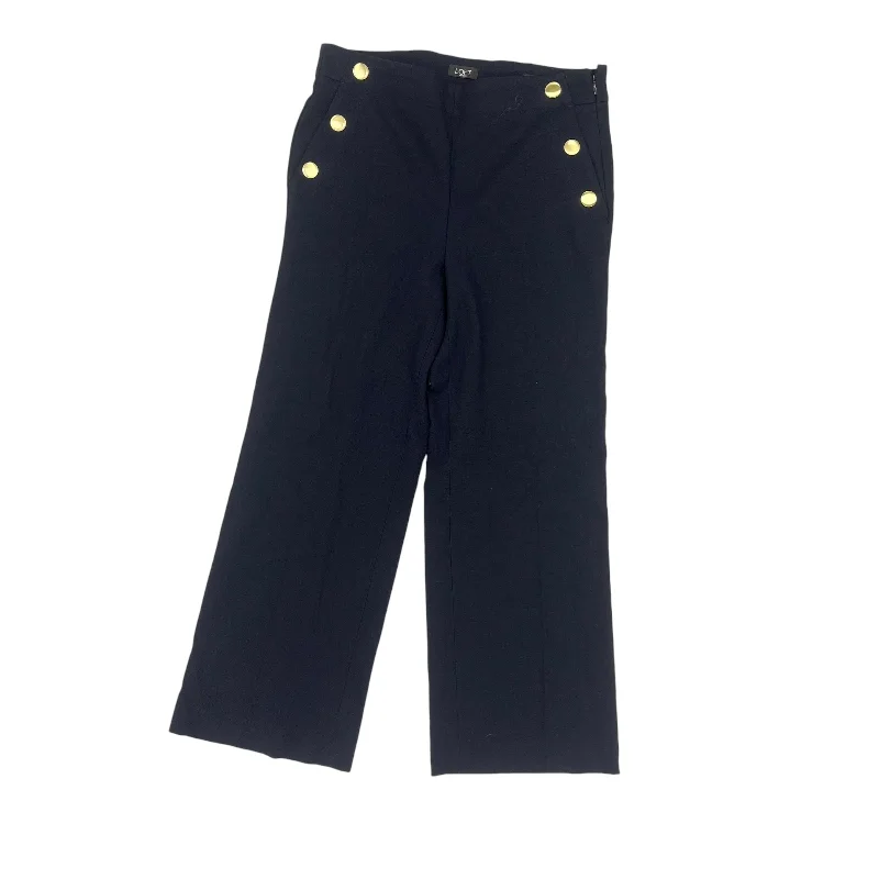 Button-front pants Pants Other By Loft In Blue, Size:10P