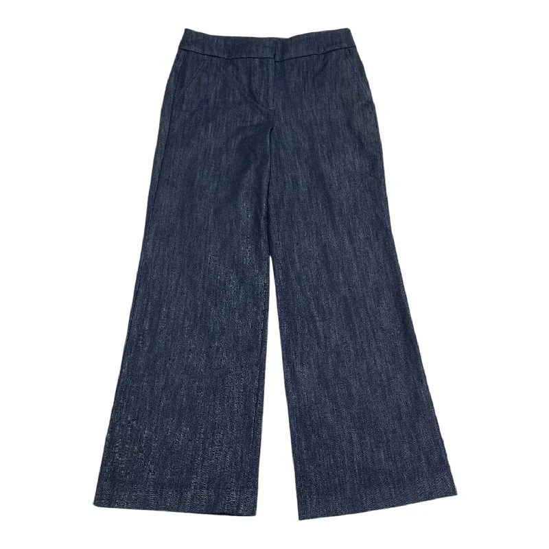 High-waisted Pants Other By Talbots In Blue Denim, Size: 2