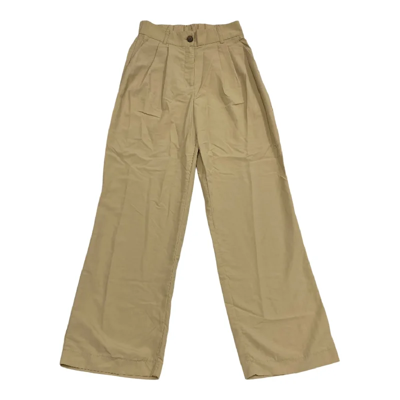 Button-front pants Pants Other By Topshop In Tan, Size: 6