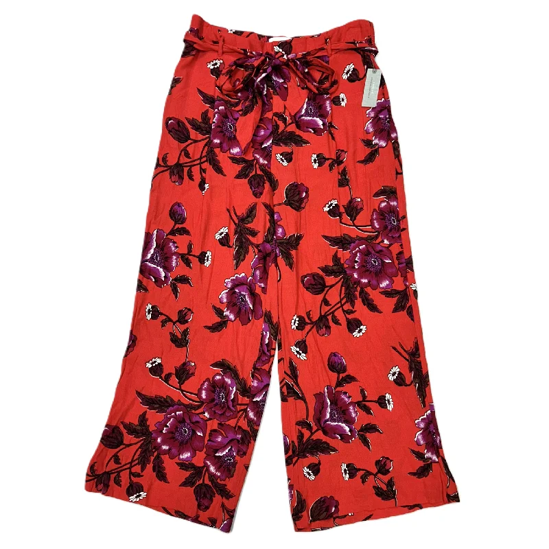 Casual trousers Pants Wide Leg By Anthropologie In Floral Print, Size: 10p