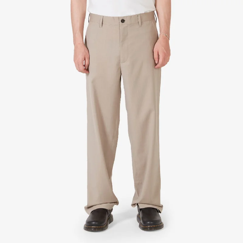 Patterned pants Soft Trouser Khaki