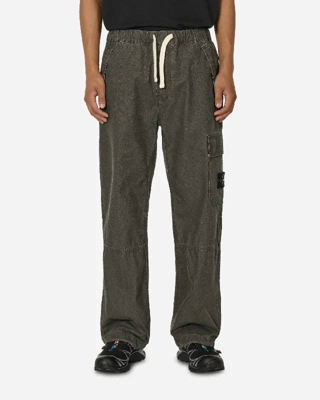 Relaxed fit Panama Recycled Oxide Plating Cargo Pants Lead Grey