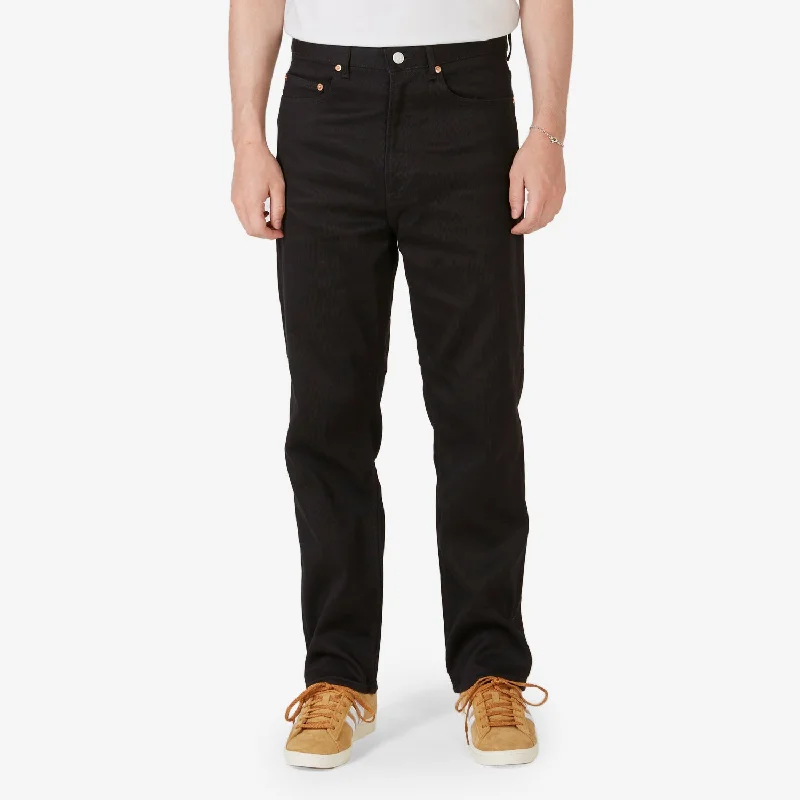 Performance pants Theodore Straight Pant Black