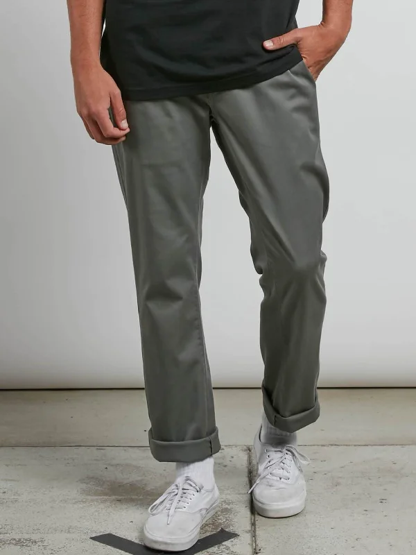 Straight leg Volcom Frickin Modern Stretch Chino Pants - Ast Colors