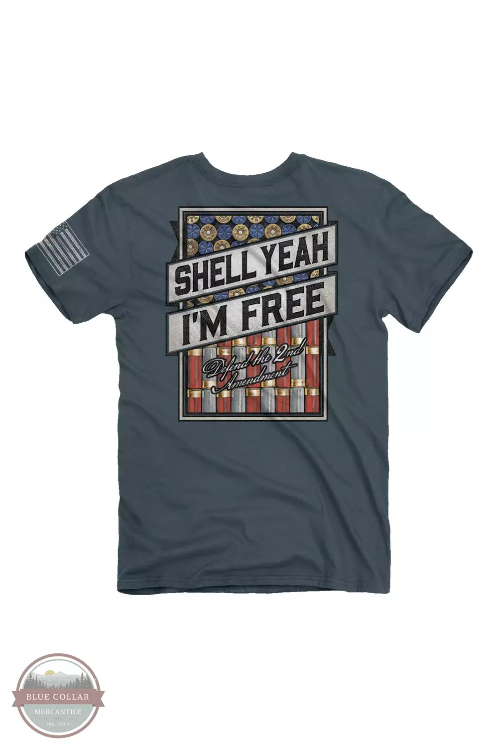 Vintage shirt   2176 Shell Yeah Freedom Short Sleeve T-Shirt