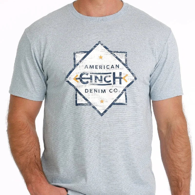 Stretch shirt Cinch Men's American Cinch Denim Co. T-Shirt in Light Blue