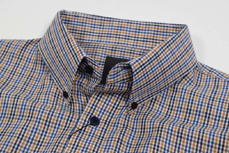 Faded shirt FX Fusion Gold/Blue Easy Care Woven Dress Shirt