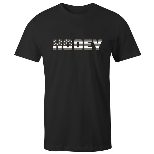 Graphic shirt Hooey Men's Patriot Logo Tee in Black