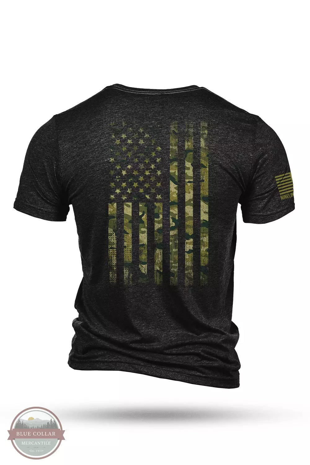 Printed shirt AMERCAMO-TSTRI-CHARCOALBLACK American Camo Short Sleeve T-Shirt