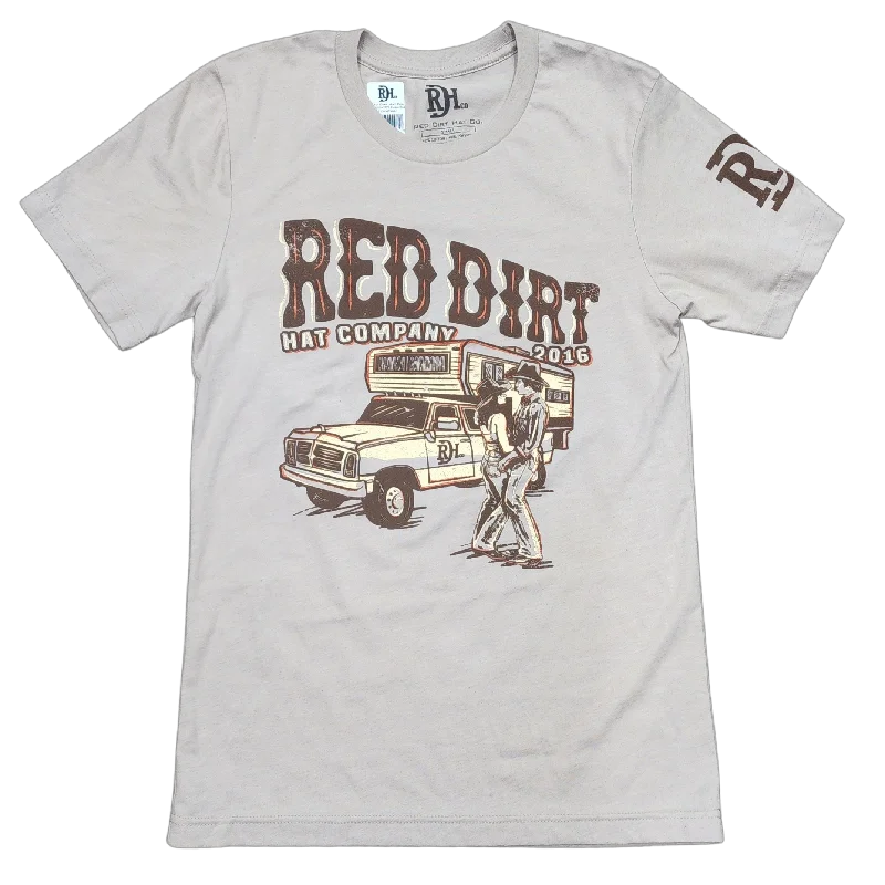 Dress shirt Red Dirt Hat Co. "Rodeo Ready" T-Shirt in Heather Tan