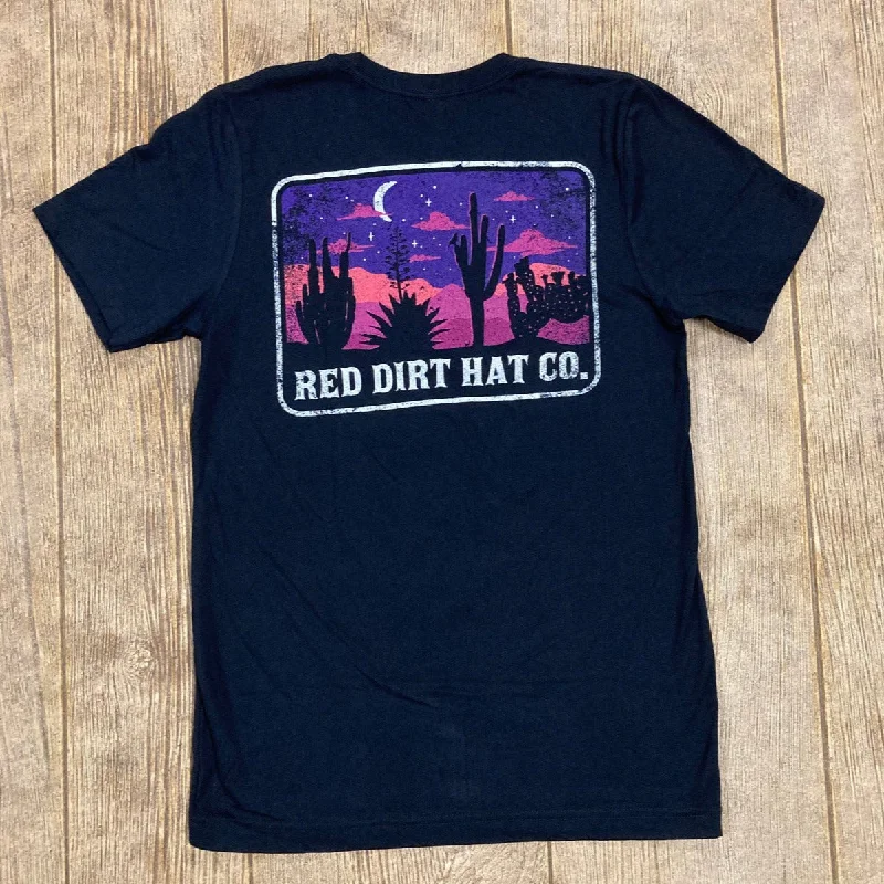 Boho shirt Red Dirt Hat Co. "Nightfall" T-Shirt in Black