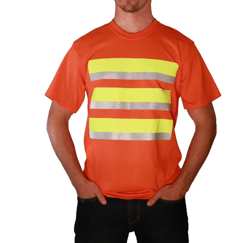 Loose fit shirt Whistle Workwear Safety Short Sleeve T-Shirt_Orange