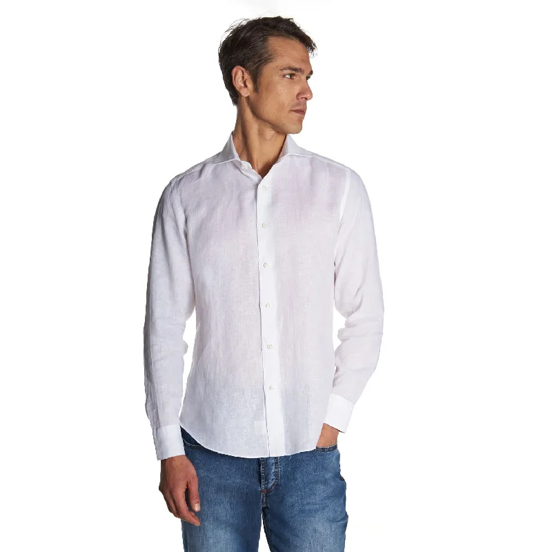 Casual shirt WHITE LINEN SHIRT